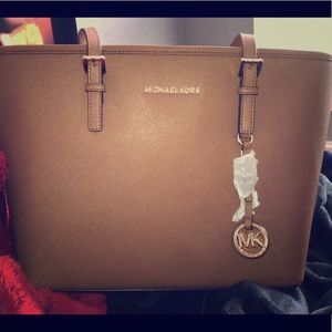 Michael Kors brown leather purse